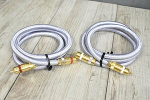 *p2095 secondhand goods Manufacturers unknown RCA cable 8N-A2080 1m pair 