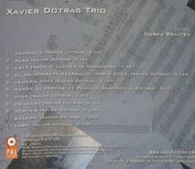CD　★Xavier Dotras TrioのRetrospectives 　輸入盤　(CD 0013)　_画像2