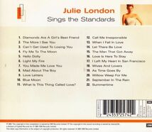 CD　★Julie London Sings The Standards　輸入盤　(EMI 7243 5 32574 2 2)_画像3