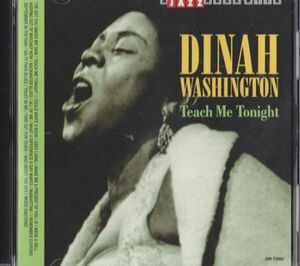 CD　★Dinah Washington Teach Me Tonight　輸入盤　(Jazz Hour JHR 73565)
