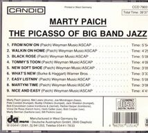 CD　★Marty Paich The Picasso Of Big Band Jazz　UK盤　(Candid CCD 79031)_画像3