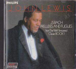 CD　★J. S. Bach*, John Lewis (2) Preludes And Fugues From The Well-Tempered Clavier Book 1　UK盤　(Philips 824 381-2)