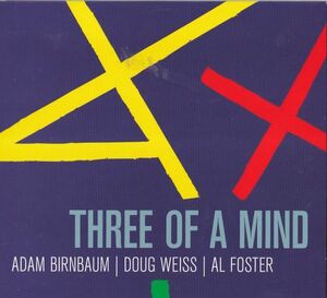 CD　★Three Of A Mind - Adam Birnbaum 、 Al Foster 、 Doug Weiss　輸入盤　(DR001)　紙ジャケ