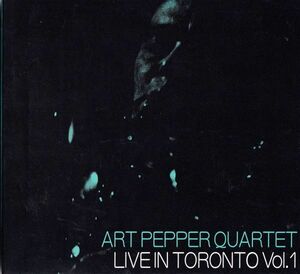 CD　★Art Pepper Quartet Live In Toronto Vol.1　国内盤　(Norma NOCD5662)　デジパック