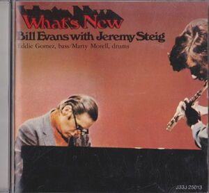 CD　★Bill Evans With Jeremy Steig What's New　国内盤　(Verve Records J33J 25013)　
