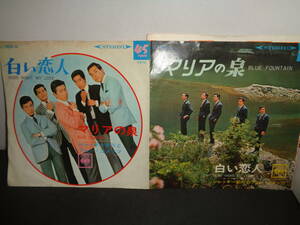 マリアの泉　白い恋人　ジャッキー吉川とブルー・コメッツ　EP盤　シングルレコード　同梱歓迎　V911