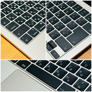 ☆送料無料 Apple Apple MacBook Air スターライト(M2 SSD256GB メモリ8GB 13.6-inch)［MLY13J/A］保証残り おまけ付き☆の画像4