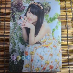 高柳明音 SKB48オフィシャルスクールカレンダーBOX　2013-13付録　A4クリアファイル