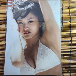 [ high quality thick 150μ laminate processing ] Yamamoto Sayaka swimsuit A4 magazine scraps 4 page [ bikini model ]l6