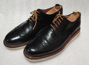 Berwick ウィングチップ カジュアル UK 8.5 ブラック Made in Spain