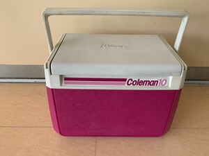 Coleman　コールマン　クーラーボックス　モデル　5210　赤　レッド　レトロ　ビンテージ　アメリカ製　USA　1980s　中古