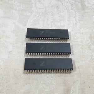  new goods * unused goods ZILOG Z80-CPU×3 piece set IC Vintage CPU Z84C0020PEC 84C0020 20Mhz DIP-40 postage 120 jpy ~