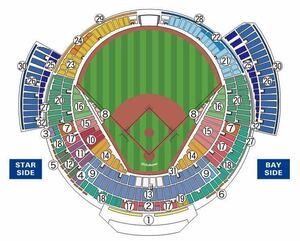  Yokohama DeNA vs Hiroshima 5 month 25 day inside . designation seat C 1. side through . side pair 
