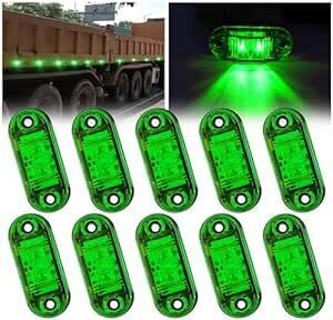 Ygmylandbb マーカーランプ トラック用品 led サイドマーカー ２LED 車幅灯 路肩灯 リアサイドライト 高輝度 1