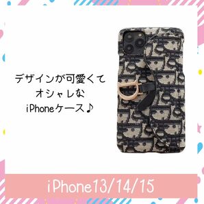 【新品】iPhone13/14/15ケース インスタ映え おしゃれ レディース