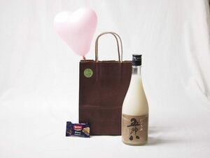  delay .....! Mother's Day manner boat set japan sake set ( Kikusui sake structure ... sake ...720ml( Niigata prefecture ))) message card Heart manner boat Mini chocolate attaching 