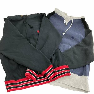 ★チャンピオン　champion　パーカー2点まとめ売り　メンズ　ブラック　ネイビー★