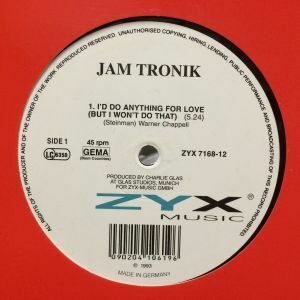 12inchレコード JAM TRONIK / I'D DO ANYTHING FOR LOVE