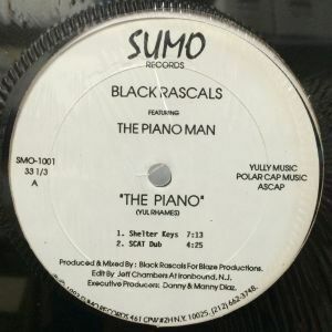 12inchレコード BLACK RASCALS / THE PIANO feat. THE PIANOMAN