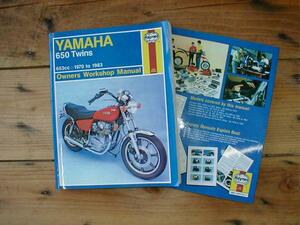 *新品 在庫処分セール XS1 XS1B XS650E TX650 XS650SP '70-'83　Haynes サービス マニュアル (35-0650)