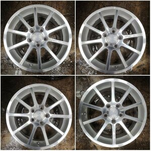 ★中古品★SPORT TECHNIC 16インチ アルミホイール 16×6.5Ｊ+47 5Ｈ/112 4本 VW等 ゴルフ ヴァリアントにて使用【他商品と同梱歓迎】