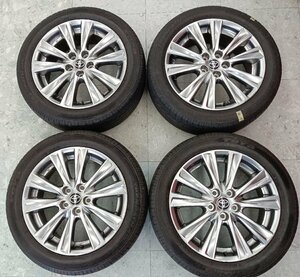 ★中古品★ 30アルファード 純正アルミホイール ハイグロス 18×7.5J＋45 114.3-5H TOYO TRANPATH R30 235/50R18 ガリキズ 釘あり【他商品