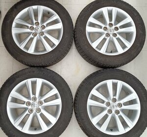 ★中古品★ TOYOTA 20ウィッシュ 純正アルミ 16×6J+45 100-5H MICHELIN X-ICE 195/60R16 2014年 スタッドレス ガリキズ【他商品と同梱歓迎