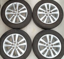 ★中古品★ TOYOTA 20ウィッシュ 純正アルミ 16×6J+45 100-5H MICHELIN X-ICE 195/60R16 2014年 スタッドレス ガリキズ【他商品と同梱歓迎_画像1