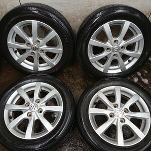 ★中古品★スズキ 純正 アルトラパン ワゴンR スペーシア MRワゴン 等 14インチ 4.5J +45 155/65R14/NEXTRY 4本【他商品と同梱歓迎】