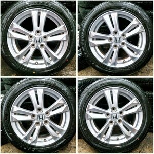 ★中古品★KENDA KAISER 195/55R16 ’22年 タイヤホイールセット HONDA ホンダ CR-Z 純正 16×6J +45 114.3-5H 【他商品と同梱歓迎】