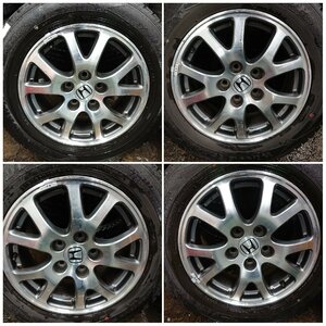 ★中古品★DUNLOP/WINTERMAXX/WM02/2018年製/215/60R16 ホンダ オデッセイ RB系 純正 16×6.5J +55 PCD114.3 5穴【他商品と同梱歓迎】