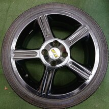 ★中古品★ATS製？ 16インチ 16×7J +35 100-4H 自家塗装 ブラック NANKANG 165/50R16 タイヤホイールセット【他商品と同梱歓迎】_画像2