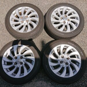 ★中古品★ENKEI製トヨタ QNC20 bB純正15インチ6J＋40 4穴/100 185/55R15 BluEarth ES32 YOKOHAMA 2021【他商品と同梱歓迎】