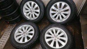 ★バリ山★SUBARU インプレッサ GH系 純正アルミ 15×6J+48 100-5H PIRELLI ICE ASIMMETRICO 195/65R15 スタッドレス【他商品と同梱歓迎】