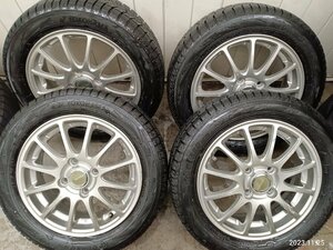 ★中古品★ YOKOHAMA iceGUARD iG70 165/60R14 2021年製 アルミホイール 14×4.5J+45 100-4H【他商品と同梱歓迎】