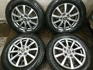 ★中古品★GOODYEAR ICENAVI6 195/65R15 2019年製 スタッドレスホイールセット 15×6J+50 114.3-5H【他商品と同梱歓迎】