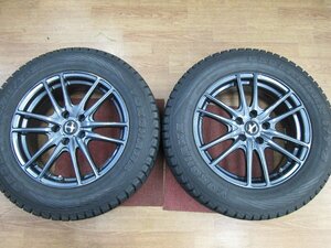 ★中古品★タイヤ・アルミホイールセット ＹOKOHAMA ＧEOLANDAR i/T－S 225/65R17 7J ＋38 114.3 キズ有【他商品と同梱歓迎】