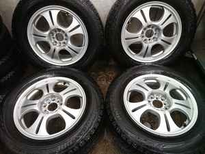 ★中古品★215/65R16 7J +38 114.3-5H BRIDGESTONE BLIZZAK VRX スタッドレス アルファード ヴェルファイア 等【他商品と同梱歓迎】