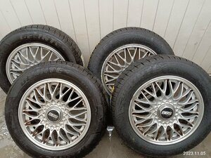 ★中古品★ BBS TOYOTA RG173 16×7J+45 114.3-5H 20セルシオ後期 純正オプション DELINTE AW5 215/60R16 2019 未走行【他商品と同梱歓迎】