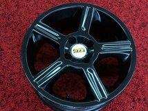 ★中古品★ATS製？ 16インチアルミホイール 4本セット 16×7J +35 100-4H 自家塗装 ブラック 社外ホイール【他商品と同梱歓迎】_画像4