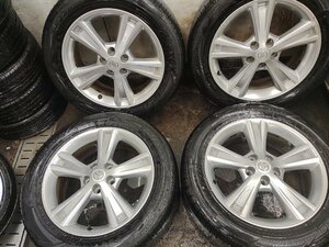 ★中古品★トヨタ 30系 ハリアー 純正 アルミホイール 18×７J+35 114.3-5H ZEETEX SU1000 vfm 235/55R18 21年製【他商品と同梱歓迎】