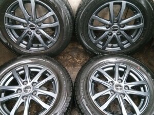 ★中古品★AUTOBACKS NORTHTREK N3 195/65R15 2020年製 スタッドレスタイヤホイールセット 15×6J+53 114.3-5H【他商品と同梱歓迎】