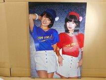 ★中古品★ピンクレディー 木製パネル　ポスター　2枚セット_画像3