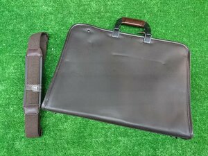 ★中古品★BAGGEX メンズビジネスバッグ ダークブラウン サイズ目安程度で 【他商品と同梱歓迎】