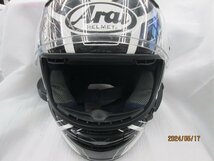 ★中古品★ Arai アライ フルフェースヘルメット VECTOR X インカム SENA 57 58cm【他商品と同梱歓迎】_画像7