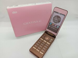 ★新古品★ au KYF31 GRATINA グラティーナ 4G ガラホ ネットワーク利用制限「〇」【他商品と同梱歓迎】