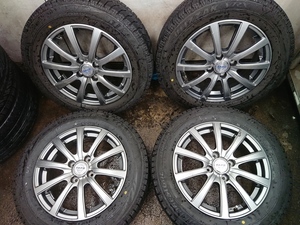 ★中古品★BRIDGESTONE BLIZZAK VRX 175/65R15 2020年製 バリ溝 15×5.5J+43 100-4H アクア ヤリス フィット【他商品と同梱歓迎】