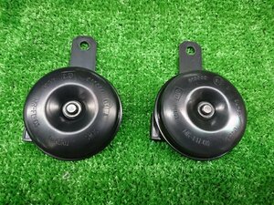 * secondhand goods *TOYOTA Toyota 30 Prius original maru ko horn MR-FL-03 MR-FH-03 2 piece set sound out has confirmed [ other commodity . including in a package welcome ]