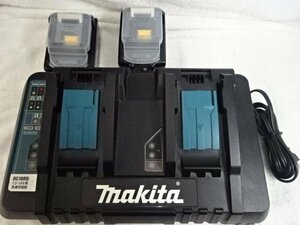 ★中古品★makita 充電器 バッテリー2個 セット売り まとめ売り DC18RD BL1860B 6.0Ah 18V