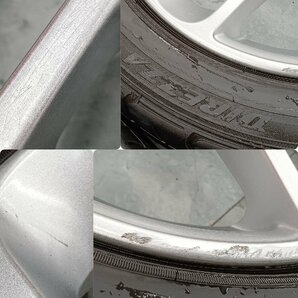 ★中古品★ FIAT500 純正 アルミホイール 15×6J＋35 98-4H DUNLOP DIREZZA DZ101 185/55R15 ガリキズ タイヤ表面ヒビ【他商品と同梱歓迎】の画像7